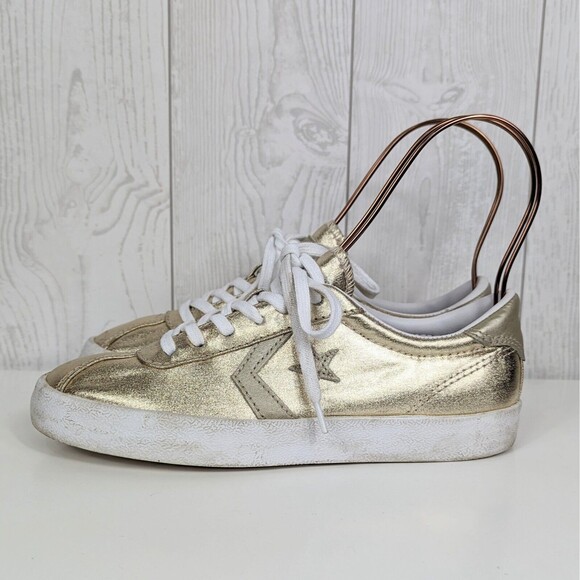 Chuck Taylor Converse Sneakers Women's Size 6 Gold All Star - Picture 9 of 12